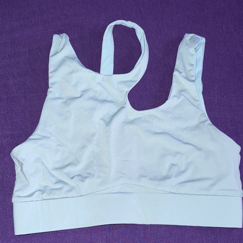 Fabletics baby blue Women's Sports Bra